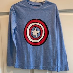 Marvel Captain America long sleeve tee size XS